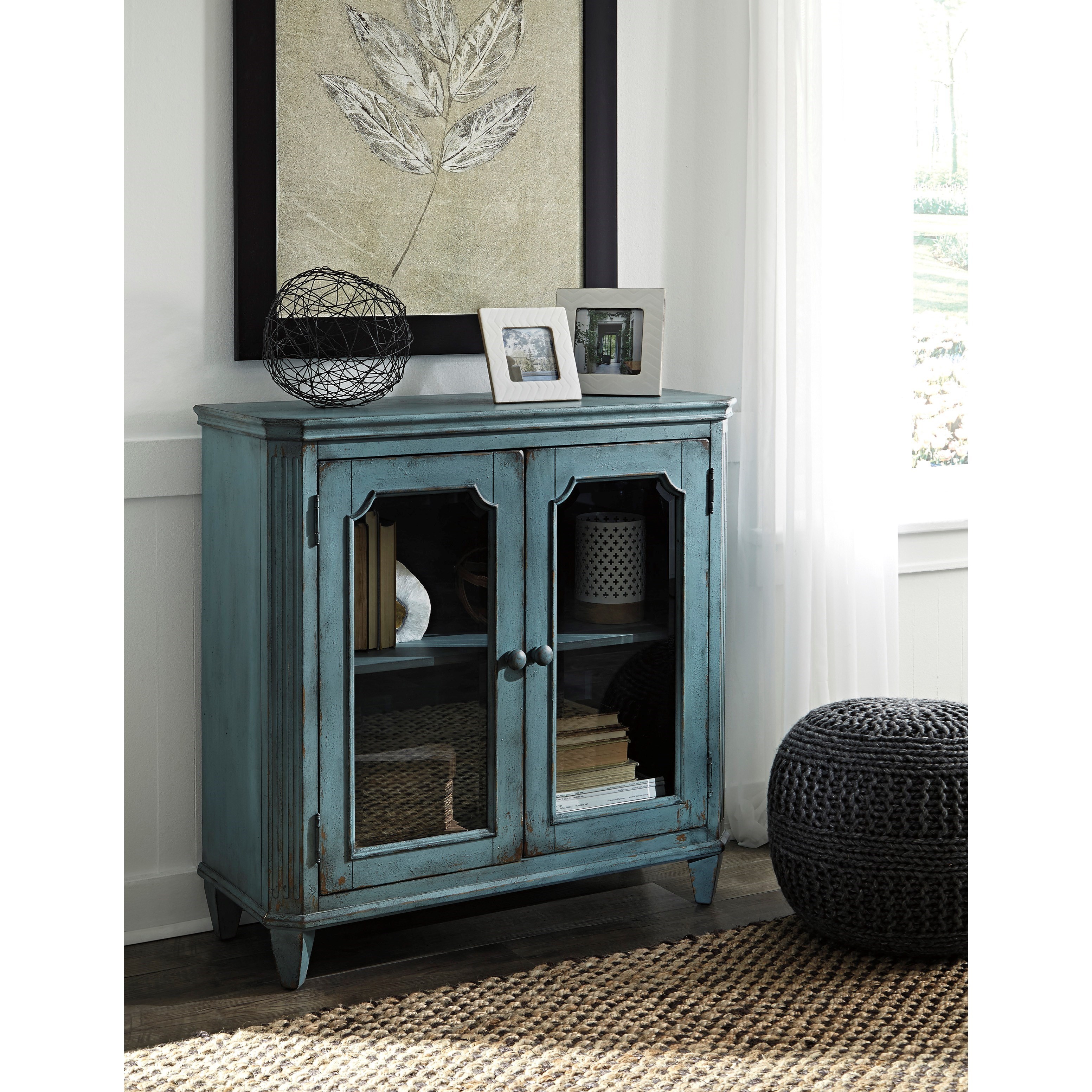 Ashley Signature Design Mirimyn French Provincial Style Glass